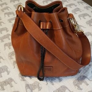 Large Dooney & Bourke Hattie Drawstring Bucket bag